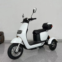 Scooter de mobilité pour cyclomoteur électrique 2000W 1000W 72V 35Ah Cruiser Adultes Raincover Roof Pizza Food Delivery Mobility Close Type