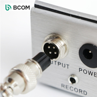 Système d'interphone de guichet bancaire sans contact à double sens, alimenté par batterie, avec écran LCD TFT 4,3 pouces, fonction de billetterie, porte argentée