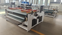 Machine à plier et à coller les boîtes en carton ondulé semi-automatique de type presse