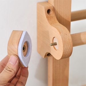 Cadre en bois <span class=keywords><strong>Montessori</strong></span> pour bébé, miroir de sécurité non éclatant avec barre de traction, meubles de classe pour enfants pour l'école à <span class=keywords><strong>la</strong></span> <span class=keywords><strong>maison</strong></span> ou <span class=keywords><strong>la</strong></span> maternelle - Product Image 4