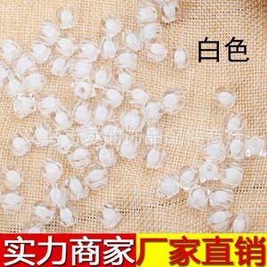 <b>Acrylic</b> Square Beads Gold Yellow 6mm For Jewelry Making DIY Craft Loose Beads Yiwu Origin - Product Image 2