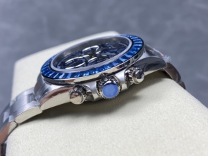 Reloj Mecánico de Lujo de Súper Calidad, 40 mm, Acero Inoxidable 904L, Movimiento ETA 4801, Reloj Esqueleto con Diamantes y Piedras Preciosas - Product Image 4