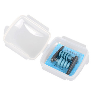 Bouchons d'oreilles en mousse pour adultes et enfants, souples et imperméables, pour la plongée et la flottaison, avec étui en plastique jaune - Product Image 3
