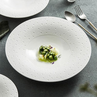 Keramisch Steengoed Restaurant Servies Bord Dienblad Thuis Uniek Artistiek Concept Fruit Snack Serveren Bord