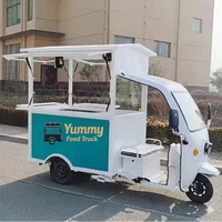 Carrito de Comida Multifuncional con Motor Eléctrico, Carrito de Barbacoa Móvil y Caravana