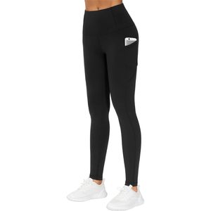 FOXA High Waist Yoga Pants With <b>Pockets</b> Tummy Control Workout <b>Leggings</b> For Women - Product Image 2