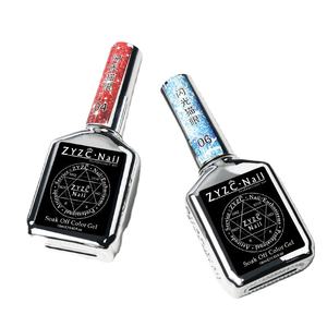 ZYZC Fashion Diamond Buntes Katzenauge Ein weich gel Nägel <span class=keywords><strong>Polish</strong></span> Art Top Säure freier Kleber Gel Magnet Primer Inklusive Drops hipping - Product Image 1