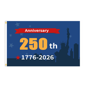<span class=keywords><strong>Bandiere</strong></span> Personalizzate con Logo per il 250° Anniversario degli Stati Uniti, Eventi Speciali e Celebrazioni Americane - Product Image 4