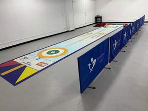 โต๊ะ<span class=keywords><strong>สอน</strong></span>กีฬาบนลานน้ำแข็งแบบปรับแต่งได้ วัสดุพลาสติกและหินอ่อน สำหรับการเล่นกีฬาเคิร์ลลิ่งบนลานน้ำแข็งและลานน้ำแข็งบนบก - Product Image 4