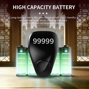 Bague Intelligente D02 <span class=keywords><strong>pour</strong></span> le Zikr Religieux : Affichage de l'Heure, Rappel de Prière, Guidage Kaaba, Compteur, Autonomie de <span class=keywords><strong>la</strong></span> Batterie 40mAh, Étanchéité IP67 - Product Image 5