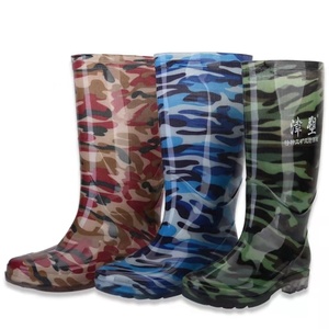 Wasserdichtes PVC-Design Ihre eigenen für Männer Schuhe Großhandel <span class=keywords><strong>Red</strong></span> Camouflage Konstruktion Regens tiefel Adult Unisex Custom Logo akzeptiert - Product Image 4