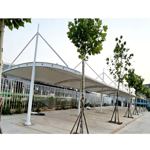 Fabricant de structures en membrane PVDF, abri de voiture en acier anticorrosion sur mesure, abri de stationnement extérieur, abri pour voitures - Product Image 6