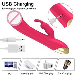 MEIPER Adulto Brinquedos Sexuais IPX5 Médica Silicone Empurrando Vibrador Vibrador Coelho para Vagina Clitoris Estimulação Vibrador para Mulheres - Product Image 3