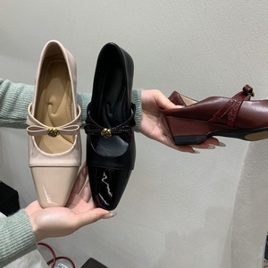 Zapatos Mary Jane de Ante con Punta Cuadrada y Tacón Invisible para Mujer, Estilo Retro Francés, Novedad Primavera 2026, con Correa al Tobillo y Boca Baja - Product Image 6