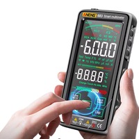 Multimètre numérique intelligent ANENG 683 682 681 à écran tactile haute résolution, 6000 points de mesure, testeur de tension AC/DC, voltmètre de courant, outils