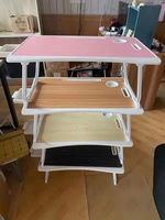 Table pliante portable pour ordinateur portable, bureau paresseux pour ordinateur portable, tables pliantes pour ordinateur portable, bureaux pour ordinateur portable sur lit, canapé avec tiroir 60X40X28CM