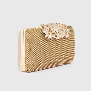 Rhinestone Golden Beaded <strong>Clutch</strong> Purse Women Elegant Luxury Customised Pillow Bridal <strong>Bags</strong> Ladies <strong>Clutch</strong> Evening <strong>Bags</strong> <strong>for</strong> <strong>Wedding</strong> - Product Image 3