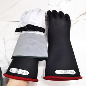 Bottes et gants diélectriques en caoutchouc électriques certifiés CE haute tension classe 1 - Product Image 1