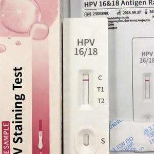 Kit per il Rilevamento dell'Antigene HPV 16/18, Grado Medico, OEM, Monouso, con Tampone Flocculato, Tubo di Trasporto e Soluzione Tamponante - Product Image 3