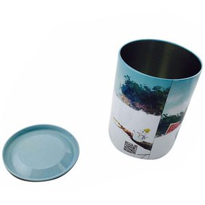 Embossed Hot Sales China OEM Chocolate Packaging Aluminum Box,Round Tin Box/metal tin can - Product Image 1