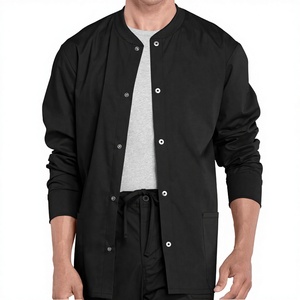 Blouse médicale à col rond pour femme IBUF, en tissu sergé TC TS TRS, sans couture, facile à porter, plusieurs couleurs, nouvelle saison 2026 - Product Image 2