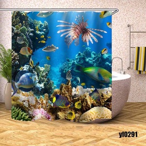 Impermeable y lavable, cuarto de baño de los niños de cortina de ducha de poliéster cortina para la habitación de los niños - Product Image 4