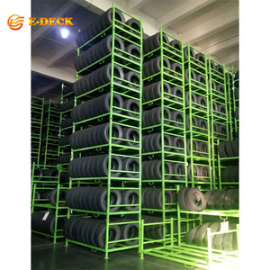 مستودع تخزين محمول لوجستي من الصلب بالجملة رف تكديس الإطارات - Product Image 5