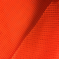 Tissu Fluorescent rouge 100% Polyester maille haute visibilité veste de sécurité réfléchissante haute visibilité