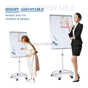 Tableau blanc magnétique mobile KBW CHEAP PRICE, tableau de présentation, pour bureau, école, salle de classe - Product Image 2