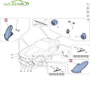 Nuevo Faro Delantero Izquierdo/Derecho de <span class=keywords><strong>1</strong></span> Pieza con AFS/Sin AFS D1S Negro 12V para Ferrari F12 OEM 293200/293202 - Product Image 6
