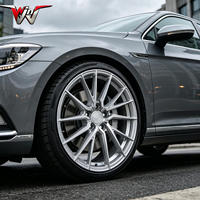 Rines de Aleación de Diseño Cóncavo con Acabado Cromado de 19X8.5 Pulgadas, Compatibles con Mustang, Audi A4, A6, BMW F30, G20, E90, Rines para Automóviles de Pasajeros