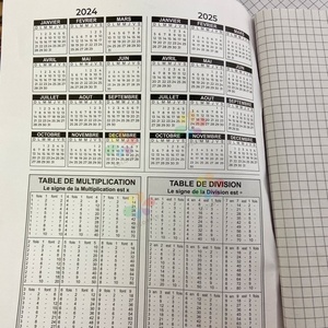 批发图页活页装订A4 A5练习本非洲国家定制16*20.5厘米胶印纸 - Product Image 3