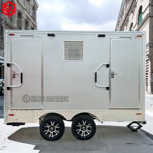 Remorque de salle de bain portable <span class=keywords><strong>VIP</strong></span> avec climatisation Design moderne Toilettes mobiles pour grands rassemblements en plein air utilisées comme toilettes - Product Image 2
