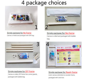 Pintura al óleo de tigre colorido moderno por números famosa pintura al óleo de animales coloridos <span class=keywords><strong>para</strong></span> adultos DIY por números - Product Image 6