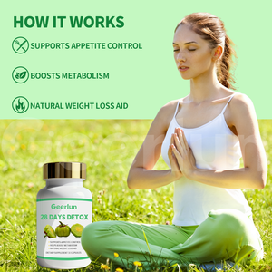ओम कारखाने 28 दिन डिटॉक्स कैप्सूल प्रभावी सुपर स्लिम प्राकृतिक भूख नियंत्रण वजन घटाने की गोलियां हर्बल पूरक - Product Image 3