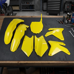 Kit Plastica Giallo XFUN 102 SUKIT404102-6426 per Accessori Moto RMZ 450 2005-2006 - Product Image 3