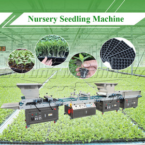 Hot <b>Sale</b> Black Tray <b>Seed</b> Sowing Machine Seeding Machine Nursery Trays <b>Seed</b> Planting Machine - Product Image 2