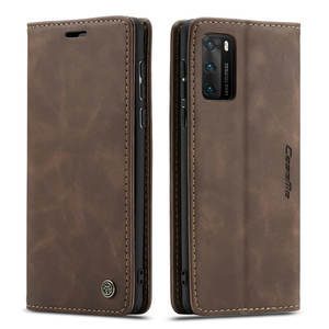 CaseMe Dura in pelle per <span class=keywords><strong>Huawei</strong></span> Nova 5T / Nova <span class=keywords><strong>7</strong></span> Pro / Y6P / Y5P custodia prodotti di fabbrica per <span class=keywords><strong>Huawei</strong></span> P50 P50 pro custodia a portafoglio - Product Image 1