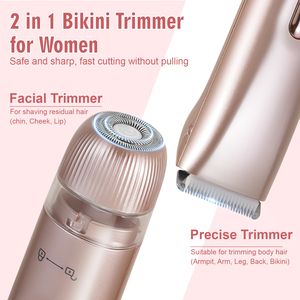 Épilateur sans fil et rasoir électrique 2-en-1 pour femmes, système d'épilation avec étanchéité IPX6 et batterie rechargeable - Product Image 4