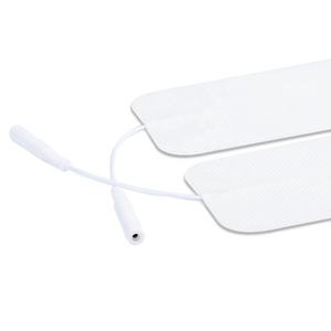 6*9cm grandes électrodes rectangulaires avec broche de 2.0mm soulagent les douleurs musculaires et articulaires unités de machine de physiothérapie adhésive TENS - Product Image 4
