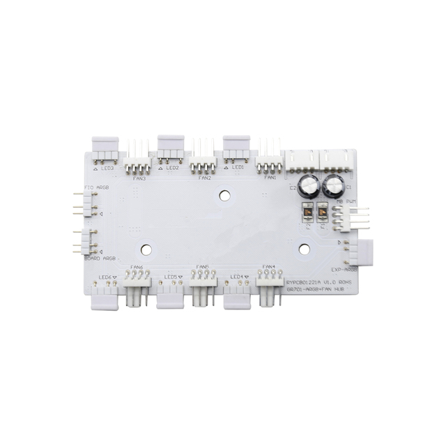PC Case Fan Lighting Controller 12 V DC 1 to 6 Ports PWM 4 Pin ARGB 5V 3 Pin 15pin Sata Cable Fan Hub Adapter