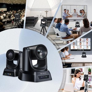 Sistema de cámara de conferencia PTZ todo en uno -- 20x Zoom USB 5,8G <span class=keywords><strong>Wifi</strong></span> PTZ Cámara con altavoz inalámbrico para <span class=keywords><strong>videoconferencia</strong></span> - Product Image 6