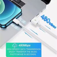 Cable de Datos Micro USB de Carga Rápida Premium 2A, 1m, V8, Tipo C, 8 Pines, Cable para Teléfono, 20w PD, Cable USB C para Teléfono Móvil