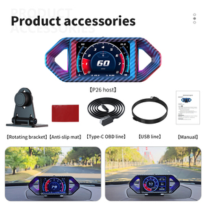 Nuevo Combinador HUD TFT LCD Actualizado con Velocímetro Digital para Coche, Escáner GPS OBD2, Medidor Inteligente de Temperatura, Acelerómetro y Medidor de Inclinación - Product Image 5