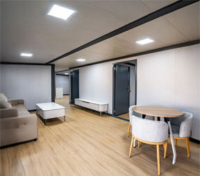 可拆卸折叠生态屋钢夹芯板中国制造预制别墅适用于商场和酒店使用2025年新款 - Product Image 6