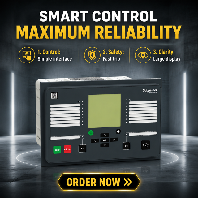 Powerlogic P3u30 Numerical Relay Supports IEC 61850 & Modbus Flexible Protection Settings