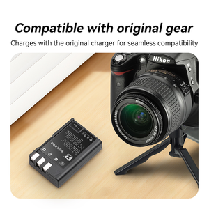 Batterie d'<span class=keywords><strong>appareil</strong></span> <span class=keywords><strong>photo</strong></span> FB EN EL9 EL9A 1100mAh pour <span class=keywords><strong>appareil</strong></span> <span class=keywords><strong>photo</strong></span> reflex <span class=keywords><strong>Nikon</strong></span> D40 D40X <span class=keywords><strong>D60</strong></span> D3000 D5000 - Product Image 6