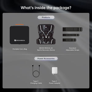 Masseurs de genou portables Machine de thérapie par la chaleur froide pour le soulagement de la douleur Récupération sportive Genouillères de coude musculaire avec 5 modes de thérapie - Product Image 6