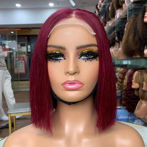 Perruque Bob en Cheveux Humains Vietnamiens de 8 Pouces, Glamour et Tendance, avec une Apparence Soyeuse et Sophistiquée 4*4, Irrésistiblement Attrayante - Product Image 1