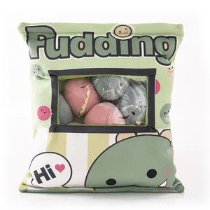 Coussin en <span class=keywords><strong>peluche</strong></span> super doux en forme d'ours, jouets en <span class=keywords><strong>peluche</strong></span> chat mignons, grandes poupées cochon en forme de sac, cadeaux d'anniversaire sur le thème des collations, vente en gros transfrontalière - Product Image 5